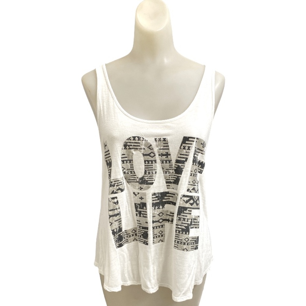 Charlotte Russe Love Life Tank Top Size Small Country Cowgirl Western Aztec